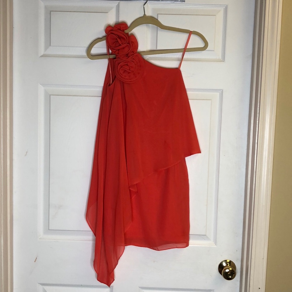 One shoulder dress